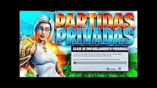 PARTIDAS PRIVADAS DE FORTNITE CON CODIGO !!
