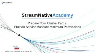 Prepare Your Cluster Part 2: Provide Service Account Minimum Permissions on Namespace with pulsarctl