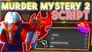 Murder Mystery 2 SCRIPT [CANDY FARM, GODMODE, ESP + MORE] Roblox MM2 Hack GUI