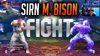 Street Fighter 6 SiRN M. Bison! Giant Attack Mode With Ryu & Dee Jay
