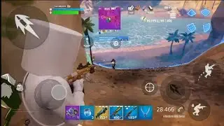 Os Botões Do Xcloud Desbugou E voltei Um pouco atacado Fortnite Mobile Gameplay (Xcloud)
