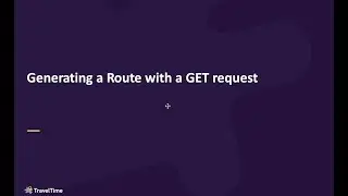 Generating a route with a GET request
