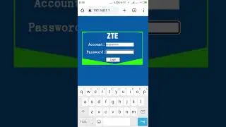 user password modem ZTE F460 #sorts #modem #zte #f460