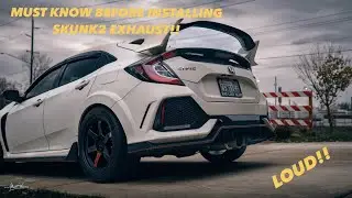 CIVIC TYPE R SKUNK2 EXHAUST INSTALL (WHAT YOU SHOULD KNOW BEFORE!!)