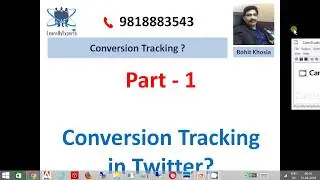 Twitter Conversion Tracking Part 1