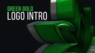 Adobe After Effects | Green Gold Logo Intro | Element 3D | PORTFOLIO