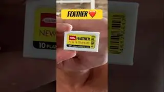 Feather❤️ #blade #review #barber #perte #shaving #fyp #barbershop #shavingtips #rasaturatradizionale