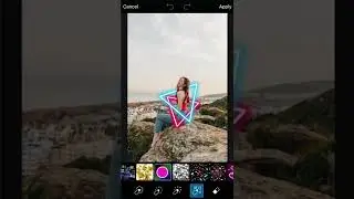 Creating Neon Effect Photo || #shorts #picsart #shortfeed