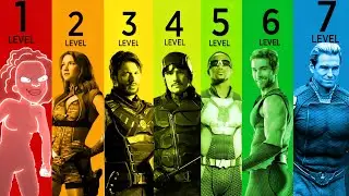 7 Levels of Supes [The Boys]