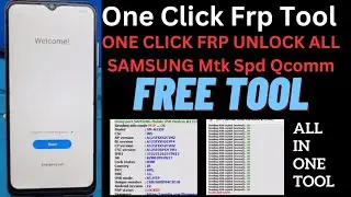 Galaxy A125f Frp One Click Free Tool / Samsung A12 Frp Bypass Samfw Tool / Free Tool Mtk Qcomm Spd