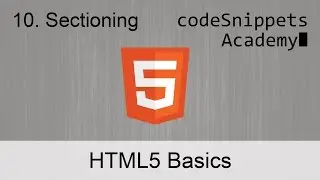 HTML Fundamentals 10. Sectioning: article, section, header, footer, aside, nav