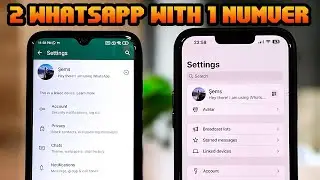 How To Use Whatsapp On 2 Phones Wtih Same Number Without Whatsapp Web!