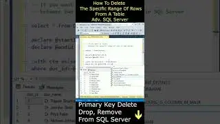 Delete records Specific range of rows from table sql server ssms