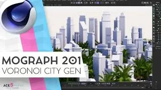 Mograph 201 -  Dynamic City Generation | Cinema 4D | Generate voronoi fracture city