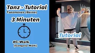 Tanz Tutorial: Nur 3 Minuten! (Gangsta Walk) | Tanzen einfach lernen für Anfänger (Hip Hop)