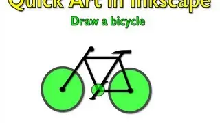 Quick Drawing a Bicycle Symbol in Inkscape