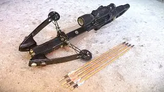 POWERFUL MINI CROSSBOW OF UNUSUAL DESIGN