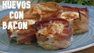 Magdalenas de huevos con Bacon una locura 🥓🥚🧁 Desayuno increíble