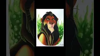 Король лев ( Шрам ) Арт. #drawing #art #малюнок #рисунок #lionking