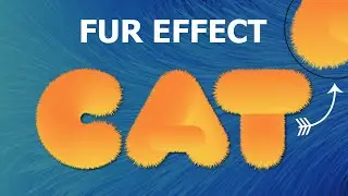 How toCreate Fur effect using Blend tool in illustrator | Fur Tutorial