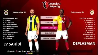 AMRABATLI FB🆚OSİMHENLİ GS // YAPAY ZEKA SİMÜLASYONLU // PES 2013 PGPATCH 2024-2025