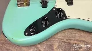 MyDream Partcaster Custom Built - Light Relic Daphne Blue JBass EMG
