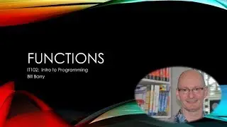 JavaScript - Week07b - Functions - Definition and Call, Functions as Building Blocks