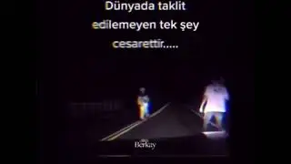 Dünyada taklit edilemeyen tek şey cesarettir