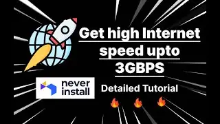 Get High Internet Speed upto 3gbps 🤯 | neverinstall Cloud | Virtual Machine