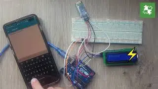 Arduino UNO + Module Bluetooth HC-05 + LCD 16x2 I2C