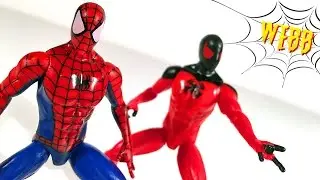 MARVEL LEGENDS Spider-Verse SPIDER-MAN & SCARLET SPIDER Action Figure Review