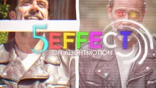 5 trending effects in alightmotion|simple|presets in 100 likes🤩