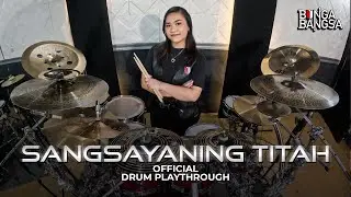 BUNGA BANGSA - SANGSAYANING TITAH | OFFICIAL DRUM PLAYTHROUGH