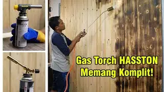 Gas Torch HASSTON Memang Lengkap dan Cocok Untuk Bakar Motif Kayu #shousugiban