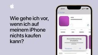 Wie gehe ich vor, wenn ich auf meinem iPhone nichts kaufen kann? | Apple Support