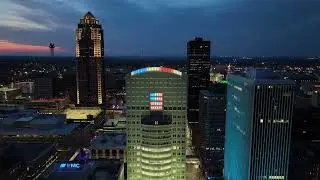 Des Moines IA, Fireworks 2023 recorded with Mavic 3 Cine drone.