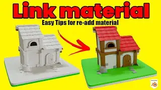 Add and link material in blender 3.0 || Material Tips for beginners