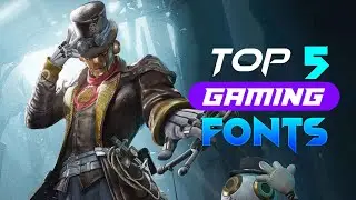 Top 5 fonts for gaming thumbnail ll best fonts for gaming thumbnail ll 
