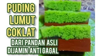 #pudinglumut | Cara Membuat Puding lumut coklat