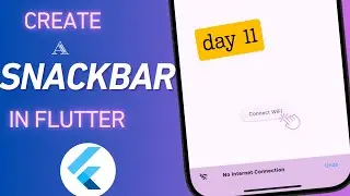 SnackBar Widget || How to Show SnackBar in Flutter.