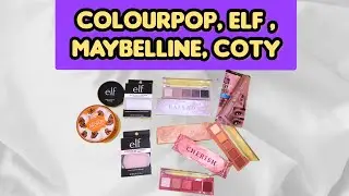 Maybelline, Elf, Colourpop, Aretes de Plata