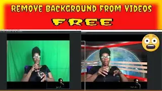 (obs) How to remove backgrounds from video with green screen 