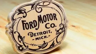 DIY Ford 1903 Wooden Logo
