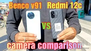 Benco v91 vs Redmi 12c camera comparison|13mp vs 50mp |Tech Attentive