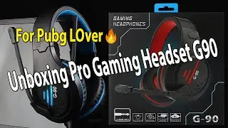 Unboxing Pro Gaming Headset G90 🔥 Best Value For Money Gaming Headphones 🔥 Headphone for Gamers