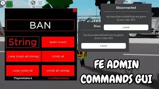 [ OP ] Roblox Fe Admin Commands Script Gui | Hydrogen,Fluxus,Delta