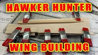 Balsa Plane Building- Hawker Hunter Wing