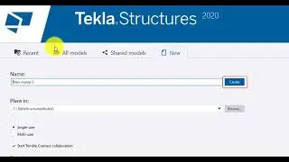 How to open files in Tekla Structure.