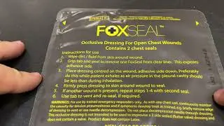 Fox Chest Seal (FoxSeal) - это окклюзионный пластырь