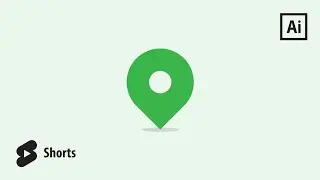 Map Location Icon Design in Adobe Illustrator